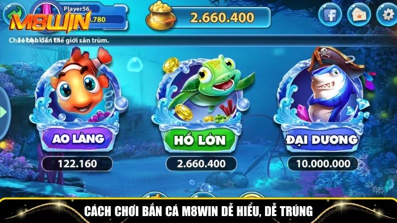 Hướng dẫn chơi bắn cá M8WIN dễ hiểu