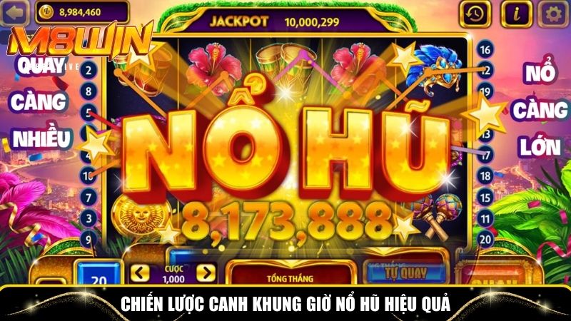 Chiến lược canh khung giờ nổ hũ hiệu quả